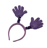 Hair circlet waving hands purple (H=14 cm)size 59