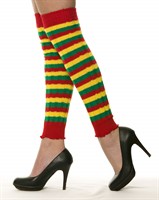 Legwarmers Silvia red/yellow/green