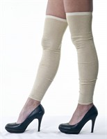 Legwarmers lurex gold