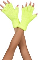 Half-finger gloves softly fluor yellow