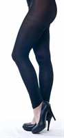 Legging lurex zwart een maat