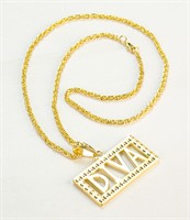 Kette Diva Gold  (7x3,5 cm)