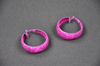 Earrings glitter Purple