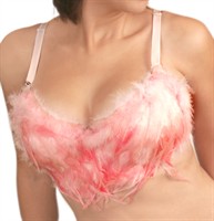 Feathers bra baby-pink B80-85