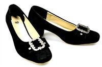 Traditional shoes pumps Oktoberfest black