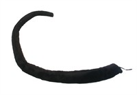 Tail black 80 cm