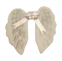 Angel wings, white (45x41 cm)