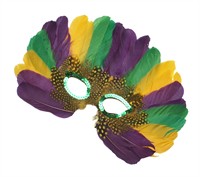 Feather mask