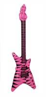 Opblaasbare gitaar roze