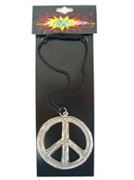 Peace ketting metaal