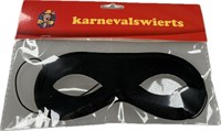 Oogmasker stof zwart