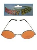 Glasses round orange