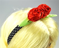 Hair circlet roses