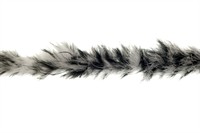 Marabou mottled black/white 200cm