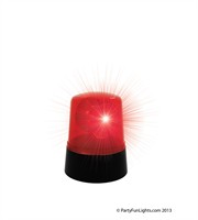 Flashing light red (without batteries)