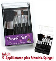 Brush set with mirror