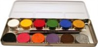 Aqua make-up box 12 kleuren 