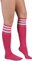 Strümpfe Cheerleader fluor pink/weiss