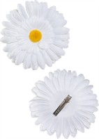 Flower with clip set of 2