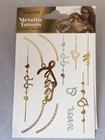 Metallic tattoos small