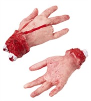 Severed hand with 4 fingers