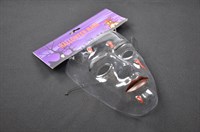 Maske Schusswunde transparent 