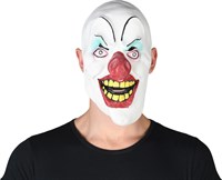 Maske Clown weiß 