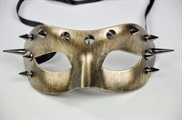 Oogmasker goud met stekels