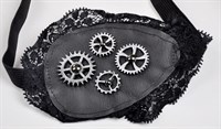 Eyepatch Steampunk silver