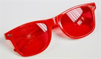 Brille red Party