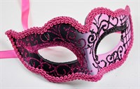 Eye mask pink ornaments