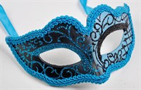 Eye mask turquoise ornaments