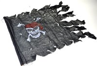 Fahne Lumpen Pirat  am Stock