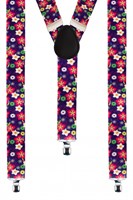 Bretels Flower Power veelkleurig