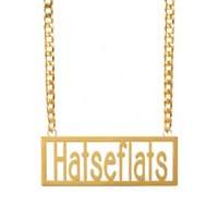 Ketting Hatseflats goud