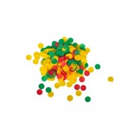 Confetti red/yellow/green 50 gr