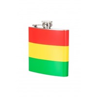 Hip Flask red/yellow/green