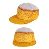 Baseball cap Beer yellow/white