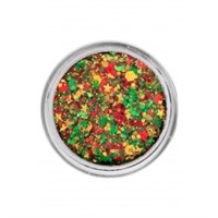 Glitter wax red/yellow/green 10 ml