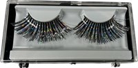 Eyelashes black/silver