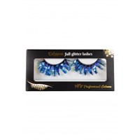 Eyelashes Calypso glitter blue fluor