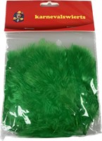 Feathers green in bag 50 pcs.