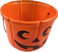 Bucket pumpkin 18x14cm