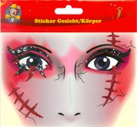 Sticker scars red