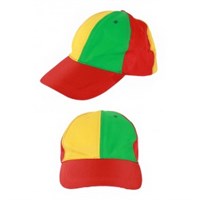 Baseball-Kappe rot/gelb/grün