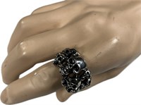 Ring skulls silver