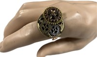 Ring Steampunk Zahnrad