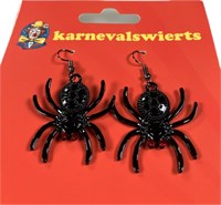 Earrings spider black