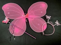 Set butterflies pink 3-pcs.