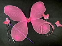 Set butterflies pink 3-pcs.